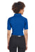 Harriton M211W Womens Advantage Tactical Moisture Wicking Short Sleeve Polo Shirt True Royal Blue Model Back
