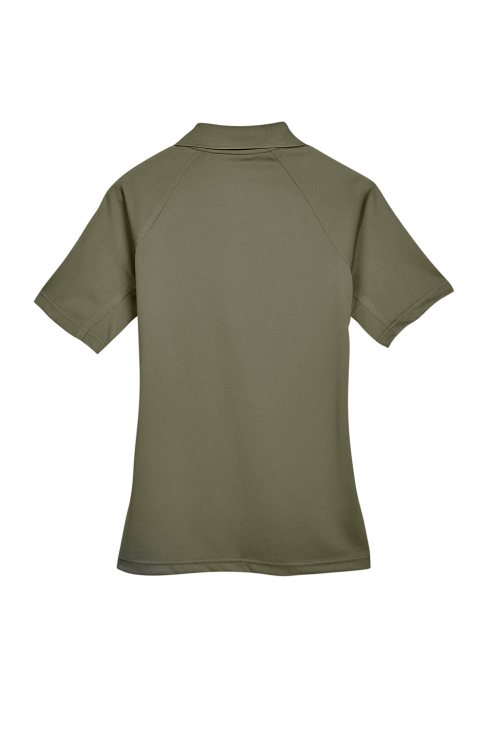 Harriton M211W Womens Advantage Tactical Moisture Wicking Short Sleeve Polo Shirt Tactical Green Flat Back