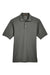 Harriton M265/M265T Mens Easy Blend Wrinkle Resistant Short Sleeve Polo Shirt Charcoal Grey Flat Front