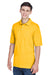 Harriton M265/M265T Mens Easy Blend Wrinkle Resistant Short Sleeve Polo Shirt Sunray Yellow Model 3q