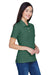 Harriton M265W Womens Easy Blend Wrinkle Resistant Short Sleeve Polo Shirt Hunter Green Model 3q