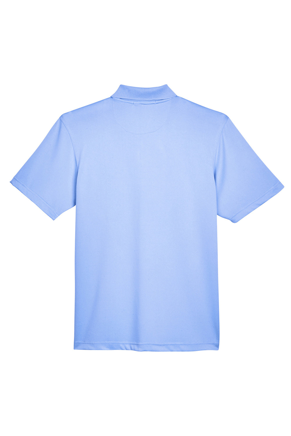 Harriton M345 Mens Advantage Moisture Wicking Short Sleeve Polo Shirt Industry Blue Flat Back
