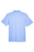 Harriton M345 Mens Advantage Moisture Wicking Short Sleeve Polo Shirt Industry Blue Flat Back