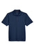 Harriton M345 Mens Advantage Moisture Wicking Short Sleeve Polo Shirt Dark Navy Blue Flat Front