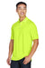 Harriton M345 Mens Advantage Moisture Wicking Short Sleeve Polo Shirt Safety Yellow Model 3q