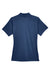 Harriton M345W Womens Advantage Moisture Wicking Short Sleeve Polo Shirt Dark Navy Blue Flat Back