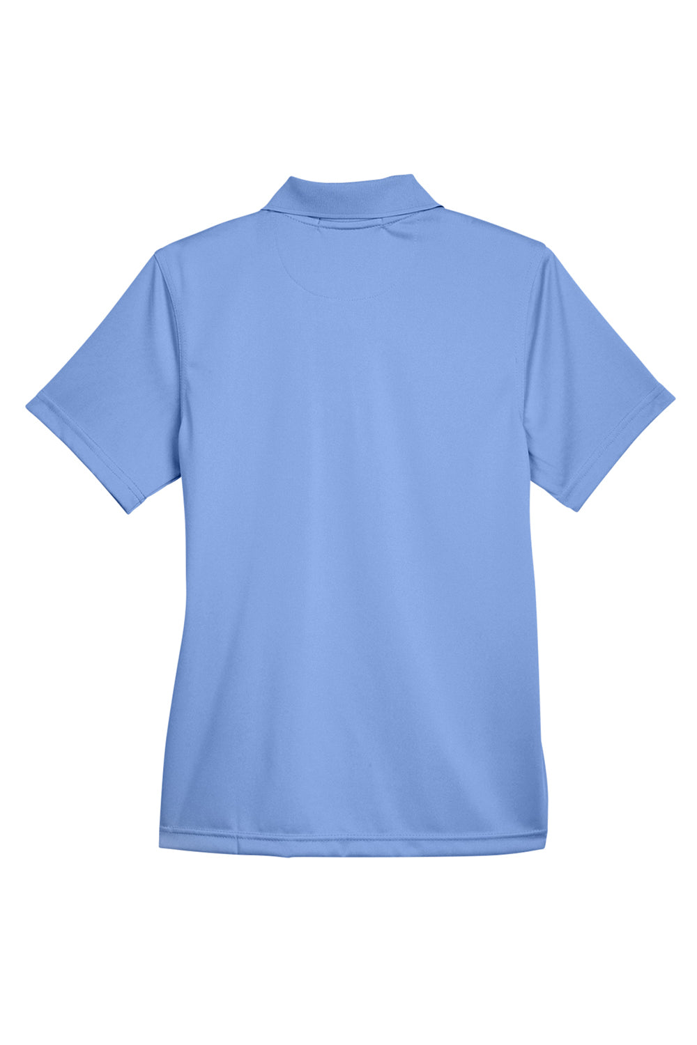 Harriton M345W Womens Advantage Moisture Wicking Short Sleeve Polo Shirt Industry Blue Flat Back