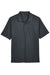 Harriton M348 Mens Advantage Performance Moisture Wicking Short Sleeve Polo Shirt Dark Charcoal Grey Flat Front