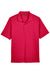 Harriton M348 Mens Advantage Performance Moisture Wicking Short Sleeve Polo Shirt Red Flat Front