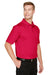 Harriton M348 Mens Advantage Performance Moisture Wicking Short Sleeve Polo Shirt Red Model 3q