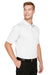 Harriton M348 Mens Advantage Performance Moisture Wicking Short Sleeve Polo Shirt White Model 3q