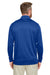 Harriton M348L/M348LT Mens Advantage Performance Moisture Wicking Long Sleeve Polo Shirt True Royal Blue Model Back