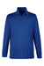 Harriton M348L/M348LT Mens Advantage Performance Moisture Wicking Long Sleeve Polo Shirt True Royal Blue Flat Front