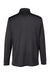 Harriton M348L/M348LT Mens Advantage Performance Moisture Wicking Long Sleeve Polo Shirt Dark Charcoal Grey Flat Back