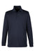 Harriton M348L/M348LT Mens Advantage Performance Moisture Wicking Long Sleeve Polo Shirt Dark Navy Blue Flat Front