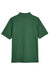 Harriton M348W Womens Advantage Performance Moisture Wicking Short Sleeve Polo Shirt Dark Green Flat Back