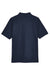Harriton M348W Womens Advantage Performance Moisture Wicking Short Sleeve Polo Shirt Dark Navy Blue Flat Back