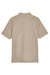 Harriton M348W Womens Advantage Performance Moisture Wicking Short Sleeve Polo Shirt Khaki Brown Flat Back