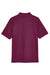 Harriton M348W Womens Advantage Performance Moisture Wicking Short Sleeve Polo Shirt Maroon Flat Back