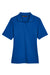 Harriton M348W Womens Advantage Performance Moisture Wicking Short Sleeve Polo Shirt True Royal Blue Flat Front