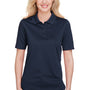 Harriton Womens Advantage Performance Moisture Wicking Short Sleeve Polo Shirt - Dark Navy Blue