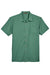 Harriton M560 Mens Barbados Wrinkle Resistant Short Sleeve Button Down Camp Shirt w/ Pocket Palm Green Flat Front