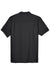 Harriton M570 Mens Bahama Wrinkle Resistant Short Sleeve Button Down Camp Shirt w/ Pocket Black Flat Back