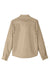 Harriton M580LW Womens Key West Performance Moisture Wicking Long Sleeve Button Down Shirt w/ Pocket Khaki Flat Back