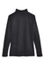 Harriton M748W Womens Advantage Performance Moisture Wicking 1/4 Zip Sweatshirt Black Flat Back