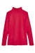 Harriton M748W Womens Advantage Performance Moisture Wicking 1/4 Zip Sweatshirt Red Flat Back