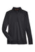 Harriton M748W Womens Advantage Performance Moisture Wicking 1/4 Zip Sweatshirt Black Flat Front