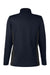 Harriton M786W Womens Flash Performance Moisture Wicking Colorblock 1/4 Zip Sweatshirt Dark Navy Blue/Dark Charcoal Grey Flat Back