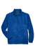 Harriton M980 Mens Pill Resistant Fleece 1/4 Zip Sweatshirt w/ Pockets True Royal Blue Flat Front