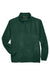 Harriton M980 Mens Pill Resistant Fleece 1/4 Zip Sweatshirt w/ Pockets Hunter Green Flat Front