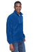 Harriton M980 Mens Pill Resistant Fleece 1/4 Zip Sweatshirt w/ Pockets True Royal Blue Model 3q