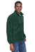 Harriton M980 Mens Pill Resistant Fleece 1/4 Zip Sweatshirt w/ Pockets Hunter Green Model 3q
