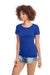 Next Level 1510 Womens Ideal Jersey Short Sleeve Crewneck T-Shirt Royal Blue Model Front