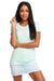 Next Level 1510 Womens Ideal Jersey Short Sleeve Crewneck T-Shirt Mint Green Model Front