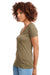 Next Level NL1540/1540 Womens Ideal Jersey Short Sleeve V-Neck T-Shirt Military Green Model Side