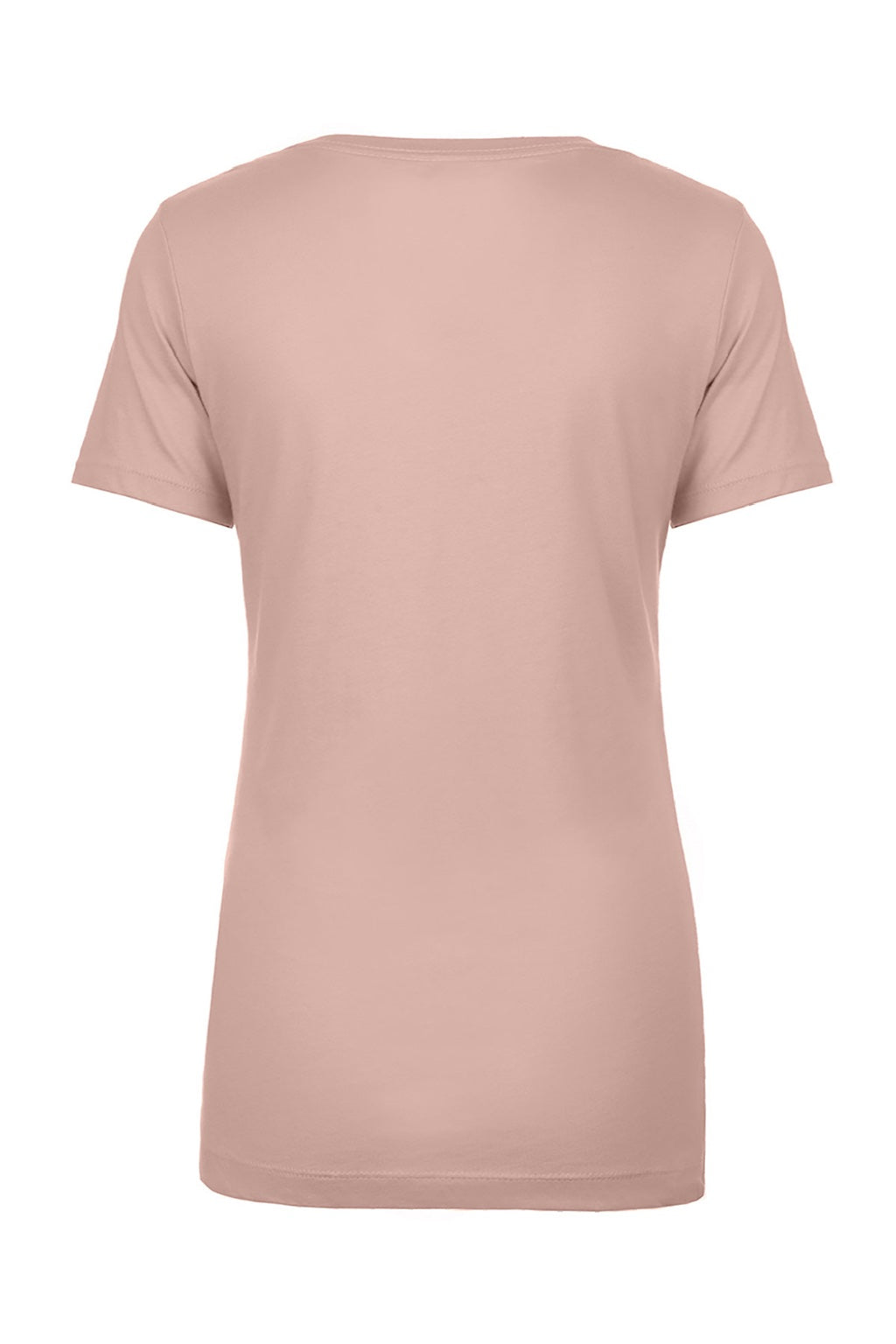 Next Level NL1540/1540 Womens Ideal Jersey Short Sleeve V-Neck T-Shirt Desert Pink Flat Back