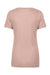 Next Level NL1540/1540 Womens Ideal Jersey Short Sleeve V-Neck T-Shirt Desert Pink Flat Back