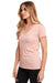 Next Level NL1540/1540 Womens Ideal Jersey Short Sleeve V-Neck T-Shirt Desert Pink Model 3Q