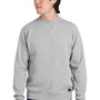 Nautica Mens Anchor Crewneck Sweatshirt - Heather Oxford Grey
