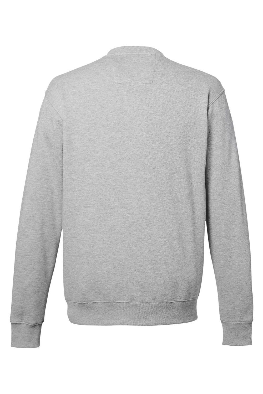 Nautica N17175 Mens Anchor Crewneck Sweatshirt Heather Oxford Grey Flat Back