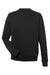 Nautica N17175 Mens Anchor Crewneck Sweatshirt Black Flat Front