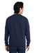 Nautica N17175 Mens Anchor Crewneck Sweatshirt Navy Blue Model Back