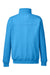 Nautica N17176 Mens Anchor 1/4 Zip Sweatshirt w/ Pockets Azure Blue Flat Back