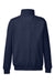 Nautica N17176 Mens Anchor 1/4 Zip Sweatshirt w/ Pockets Navy Blue Flat Back