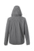 Nautica N17182 Mens Voyage Water Resistant Full Zip Hooded Jacket Graphite Grey Flat Back