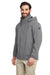 Nautica N17182 Mens Voyage Water Resistant Full Zip Hooded Jacket Graphite Grey Model 3q